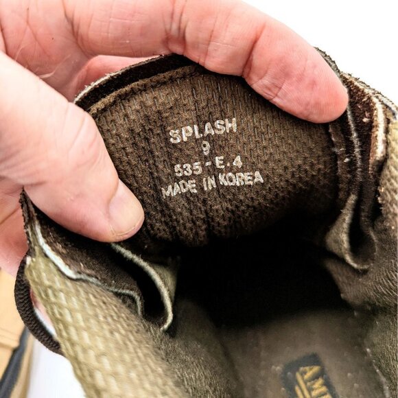 Vintage Women's 9 (40) American Eagle Rawhide & Tanned Leather Splash Duck Boots - Picture 7 of 7